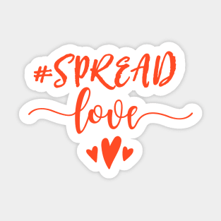 Spread love Sticker